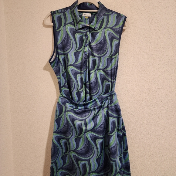 Greg Norman women's L skort and XL golf shirt MATCHING SET. Item 081224XX - Picture 2 of 12